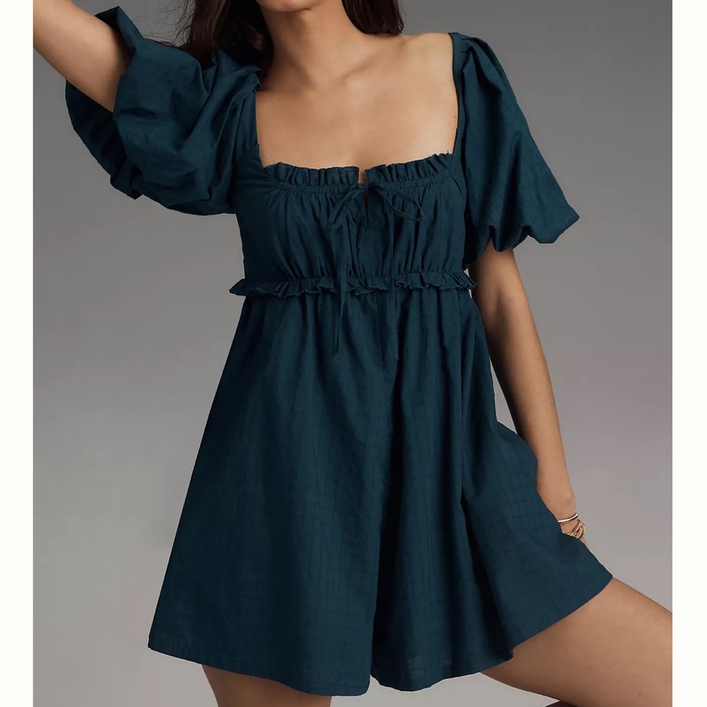 NWT Anthropology Pilcro Babydoll Romper